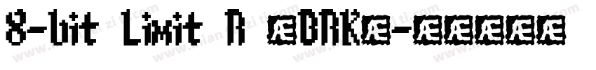 8-bit Limit R (BRK)字体转换